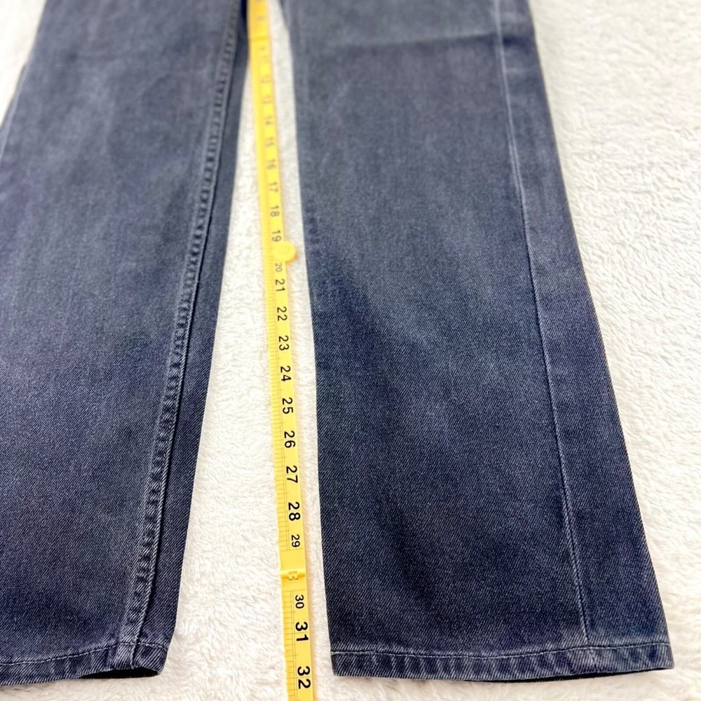 Levi's 505 Straight Fit Men's 36 Black Denim 36x32 Jeans‎ Classic Levis